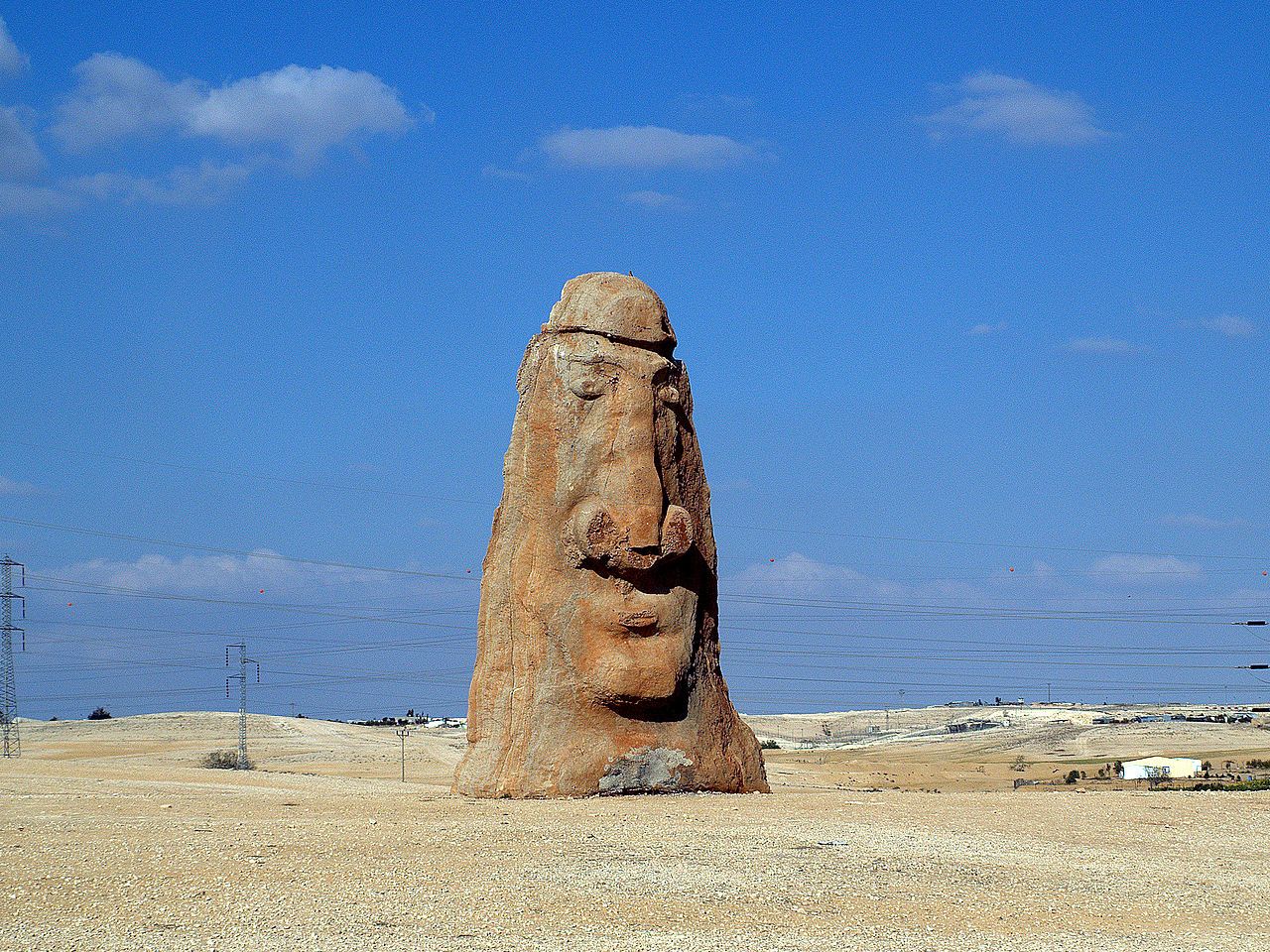 Patung di Gurun Negev