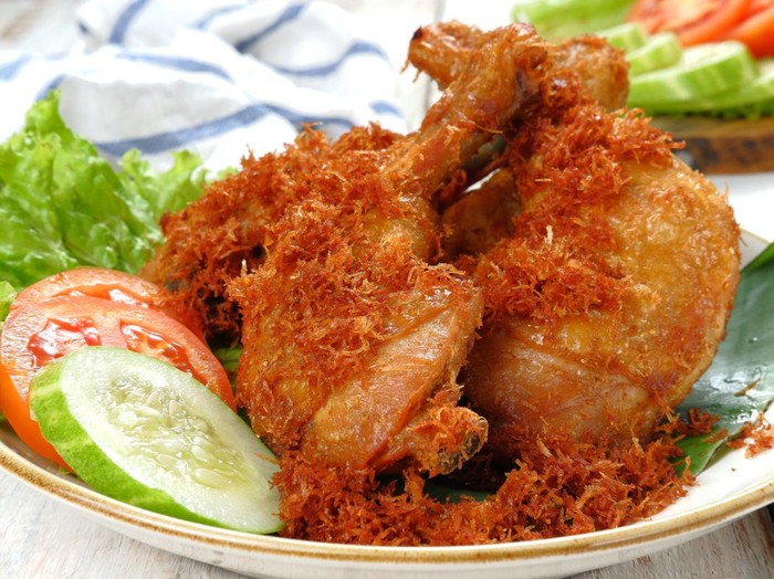 Resep Ayam Serundeng Kelapa