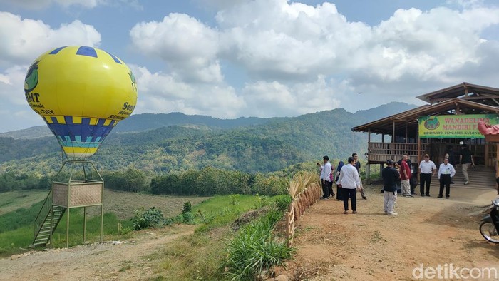 Suasana Peternakan Wana Delima Mandiri di Sidomulyo, Pengasih, Kulon Progo, Sabtu (8/7/2023).