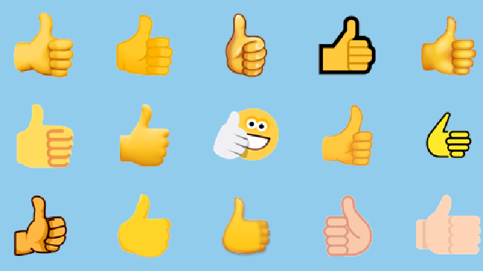 Emoji jempol