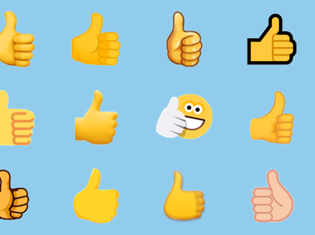 Emoji jempol