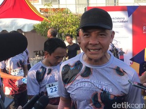 Ganjar Pranowo Lari Maraton di Jogja, Lanjut Ketemu Jokowi?