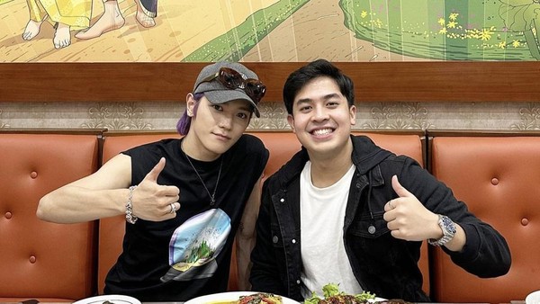 Keseruan Jerome Polin Saat Kulineran Bareng Taeyong NCT hingga Waseda Boys