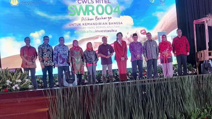 Ketum Kowani Giwo Rubianto jadi pembicara dalam acara peluncuran penawaran CWLS Ritel seri SWR004. Acara ini digelar DJPPR Kementerian Keuangan.