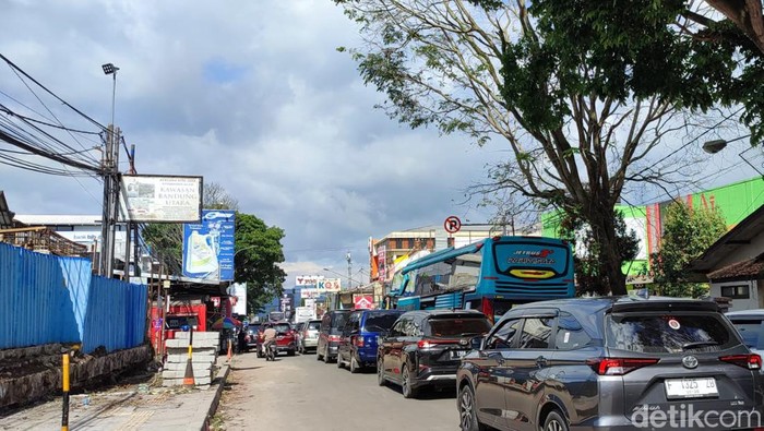 Kondisi arus lalin di Lembang