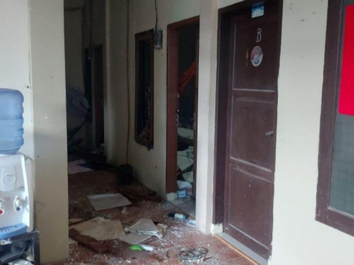 Lokasi ledakan di Wajo, Sulsel (Antara)