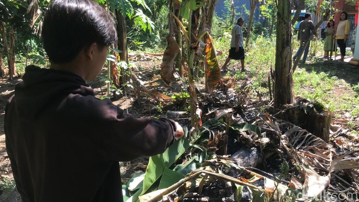 Lokasi munculnya isu penamapakan pocong di Lasem, Rembang, Minggu (9/7/2023).