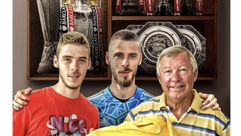 David De Gea sudah 12 tahun membela MU. Foto: Twitter