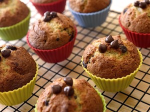 Resep Muffin Pisang Cokelat yang Empuk Legit, Cocok Buat Ngopi