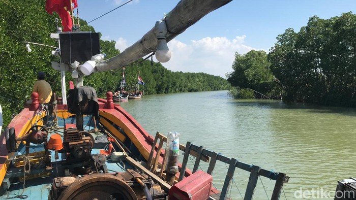 Sungai Dasun atau yang dikenal juga dengan Sungai Lasem dahulunya merupakan pintu atau jalur keluar-masuk kapal-kapal dari berbagai negara. Foto diunggah Minggu (9/7/2023).