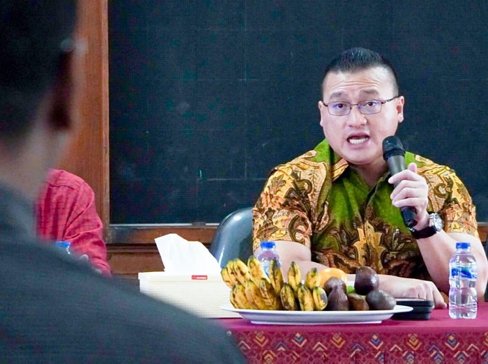 Anggota DPRD DKI Jakarta dari Fraksi PDI Perjuangan Hardiyanto Kenneth.
