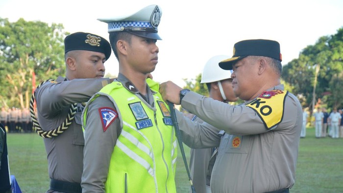Apel Operasi Patuh Seligi 2023 yang dipimpin Irjen Tabana Bangun. (Foto: Istimewa)