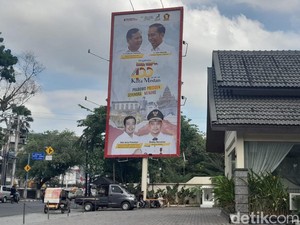 Bermunculan Baliho Jokowi-Prabowo di Medan, Ada Foto Bobby