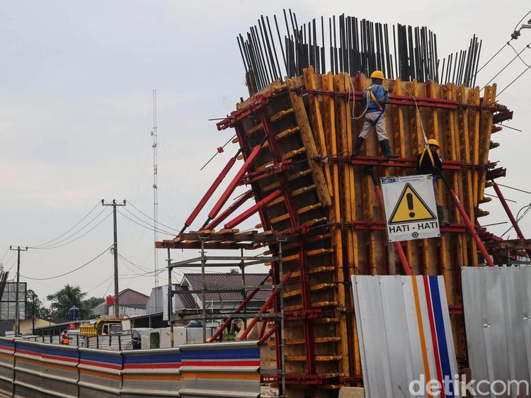 Begini Progres Flyover Cisauk yang Ditarget Rampung September 2023