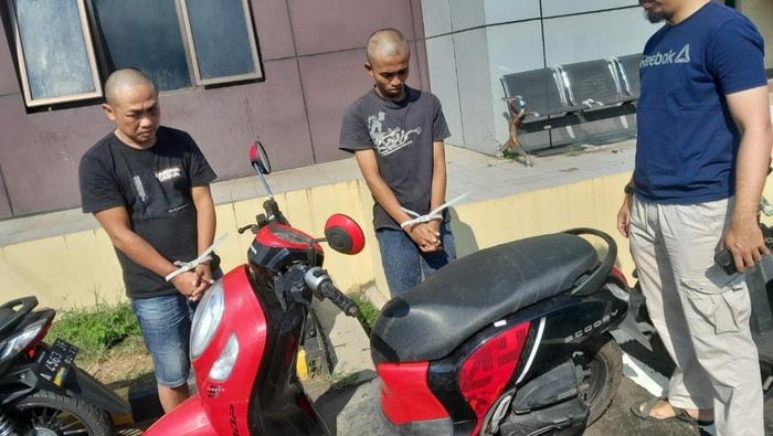 Dua pelaku Curanmor diamankan Satreskrim Polres Pandeglang