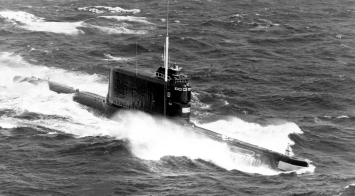Empat kapal selam tenggelam di tahun  1968
