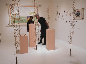 Kunjungi Art Jog, Ganjar Kagumi Karya Goenawan Mohamad-Mella Jaarsma