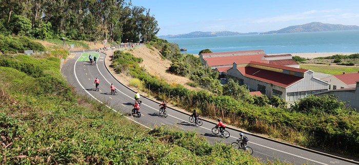 Gowes Merdeka oleh KJRI San Francisco pada 8 Juli 2023.