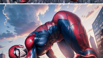 Minta AI membuat foto Spide-Man yang keren. Foto: Boredpanda