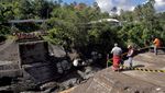Penampakan Jembatan Kali Glidik yang Porak-Poranda Diterjang Lahar