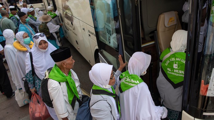 Keberangkatan jemaah SUB 38 dari Makkah ke Madinah