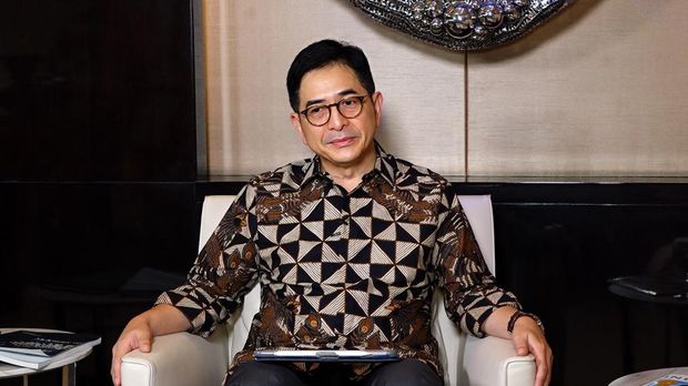 Ketua Umum Kadin Arsjad Rasjid dalam Economic Update yang berlangsung pada Selasa, (11/7/2023). (CNBC Indonesia TV)