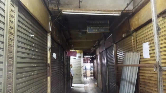 Kondisi di Blok G Pasar Tanah Abang (Kurniawan Fadilah-detikcom)