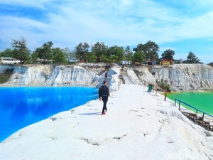 Danau Kaolin di Bangka Tengah: Rute, Daya Tarik, hingga Harga Tiket Masuk