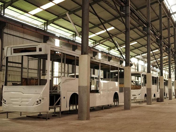 Penampakan Pabrik Truk-Bus Listrik Milik Bakrie di Jateng