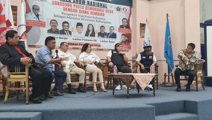 Pendukung Ganjar, Prabowo dan Anies serukan pemilu damai