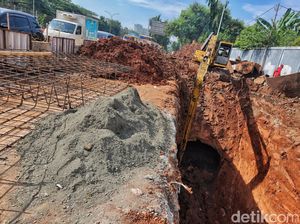 Perbaikan Gorong-gorong di Lebak Bulus Antisipasi Banjir