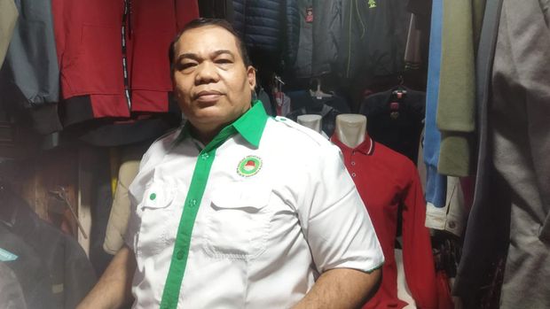 Perwakilan pedagang di Blok G Pasar Tanah Abang, Kambar Mandai (Kurniawan Fadilah-detikcom)
