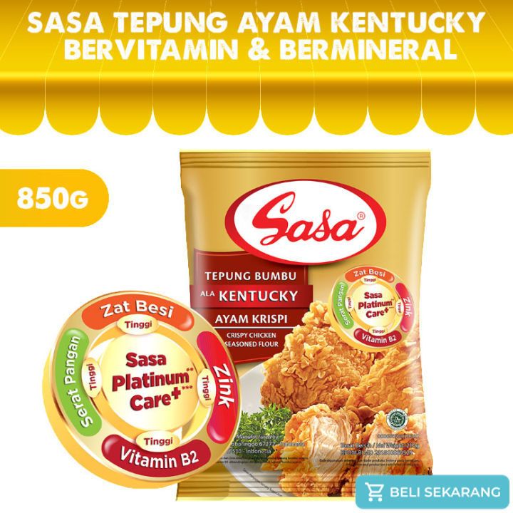 Sasa Tepung Ayam Kentucky 850 gram