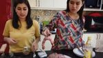 Momen Masak Syahnaz Sadiqah, Bikin BBQ dan Bekal Anak