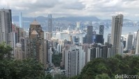 Pemandangan Hong Kong dari puncak