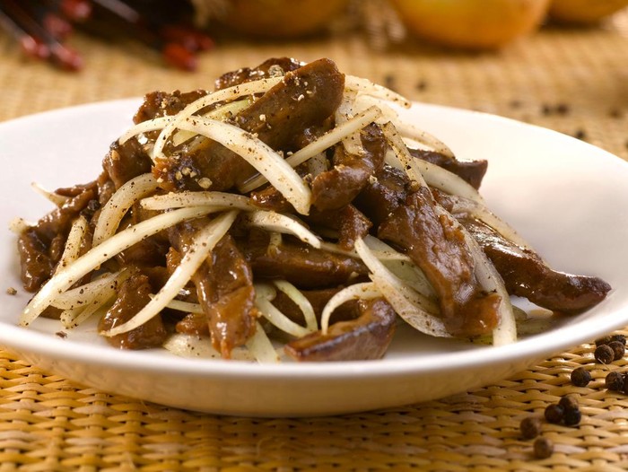 Daging Bumbu Lada Hitam dan Bawang