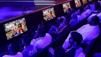 Gamers from different countries play during an esports and gaming festival Gamers8 at Boulevard Riyadh, Saudi Arabia, July 9, 2023. REUTERS/Ahmed Yosri REFILE - QUALITY REPEAT