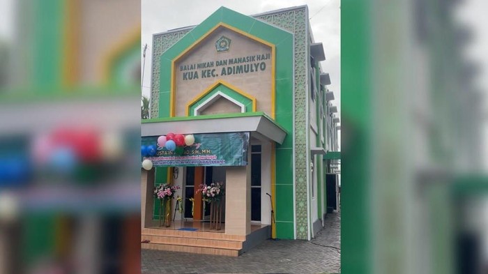 KUA Adimulyo punya Gedung Balai Nikah dan Manasik Haji