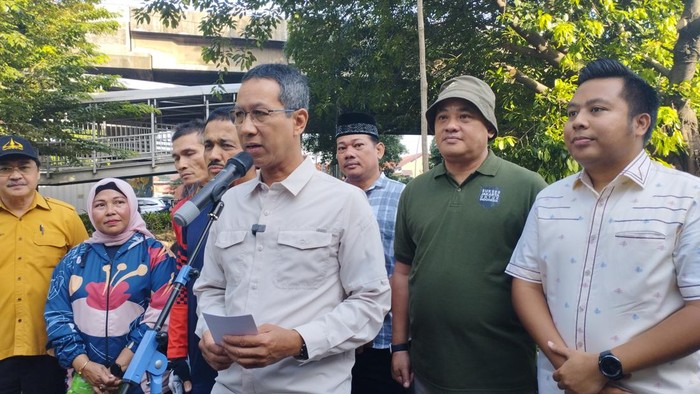 Heru Budi (bicara menggunakan mic)-(Brigitta/detikcom)