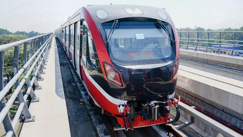 Ilustrasi LRT Jabodebek
