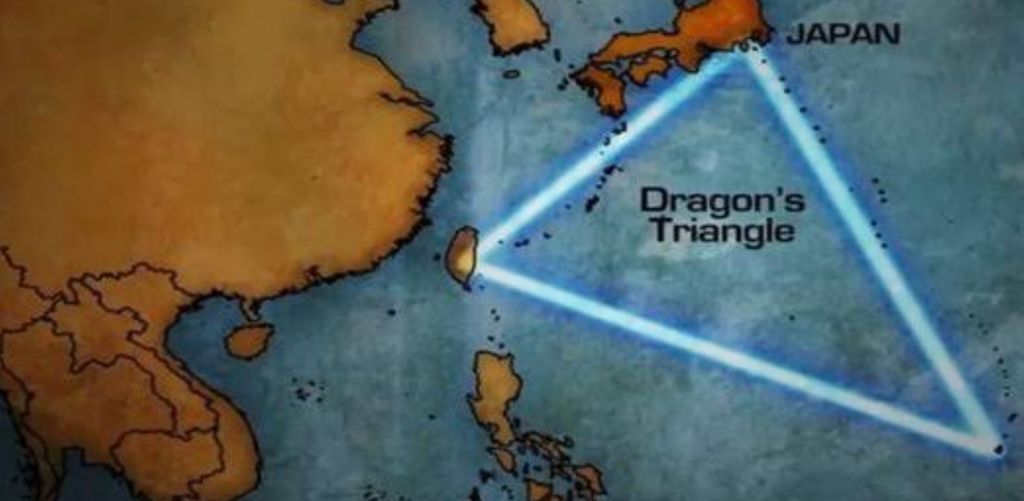 Laut Setan, Segitiga Naga, Segitiga Bermuda Pasifik
