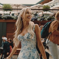 Aksi Morgan tersebut pun mendapatkan pujian dari netizen. Warganet menyebut penampilan Morgan membawakan acara Wimbledon menjadi penyegaran untuk event tenis tersebut.  Foto: Dok. Instagram @moorrgs