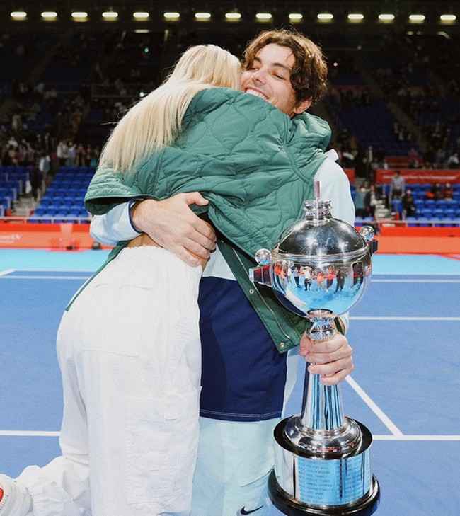 Morgan Riddle adalah influencer AS yang mendukung kekasihnya di Taylor Fritz, petenis Amerika di berbagai kejuaraan dunia, termasuk Wimbledon. Foto: Dok. Instagram @moorrgs