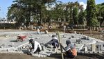 Foto-foto Terkini Progres Revitalisasi Alun-alun Ciamis