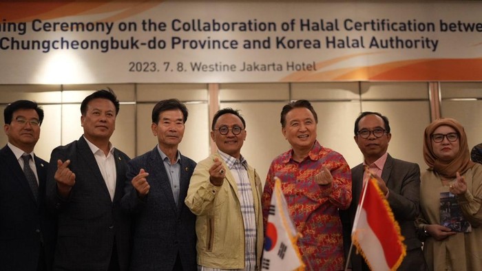 BPJPH Kemenag dan Pemerintah Provinsi Chungcheongbuk-do, Korea Selatan bertemu. Bahas soal produk halal.