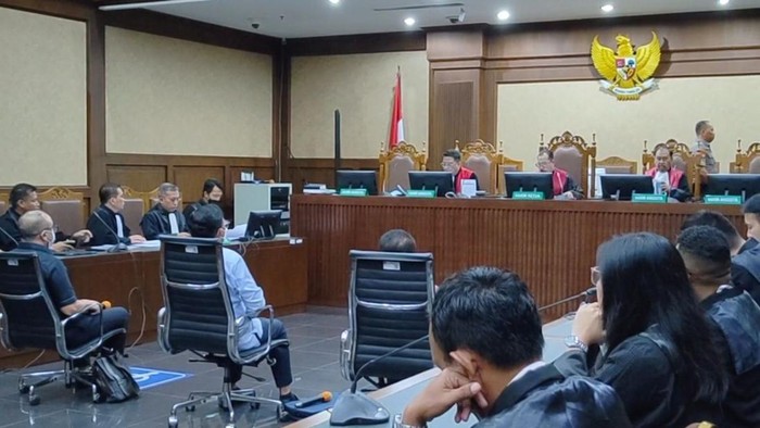 Sidang Johnny G Plate (Mulia-detikcom)