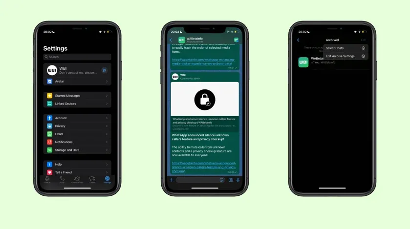 Tampilan Baru Antarmuka WhatsApp di iOS