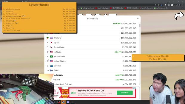 Windah Basudara, seorang YouTuber kondang asal Indonesia, baru saja usai melakukan live streaming di channel-nya. Namun bukan live biasa, akan tetapi sembari melakukan penggalangan dana untuk Kurnia Meiga dan tiga campaign lainnya.