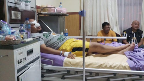 Imbas gontok-gontokan, Dewa Wiwin harus menjalani rawat inap di RSUD Klungkung, dan operasi pada hitungnya karena mengalami pergeseran, Rabu (12/7/2023).