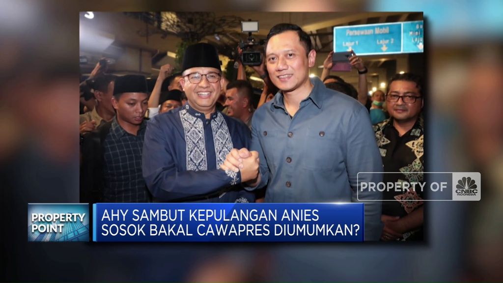 AHY Sambut Kepulangan Anies Sosok Bakal Cawapres Diumumkan?